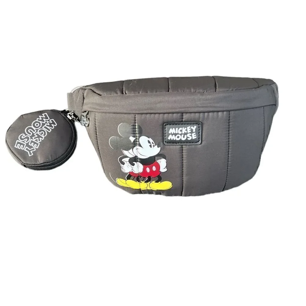 Disney Mickey Mouse Black Mini Backpack & Fanny Pack Set
